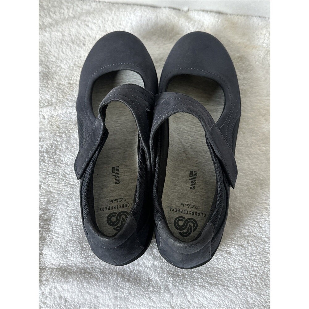 Cloudsteppers By Clark Navy Mary Jane’s Size 6.5 - Picture 5 of 7